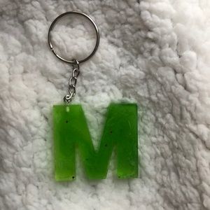 Letter M keychain!!